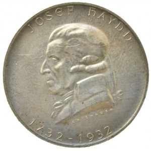 Rakousko - republika, 2 Schilling 1932 - Haydn, KM# 2848, R