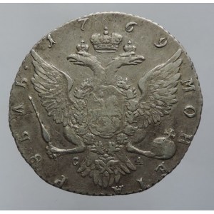 Rusko, Kateřina II. 1762-1796, Rubl 1769 SPB - SA, Bitkin II - 206, Petrohrad 21,182g