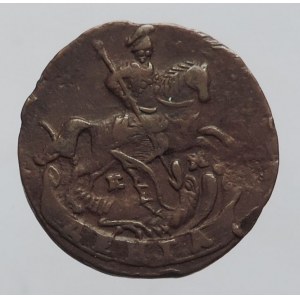 Rusko, Kateřina II. 1762-1796, Děnga 1790 EM, Jekatěrinburg, Bitkin II - 732, 5,12g