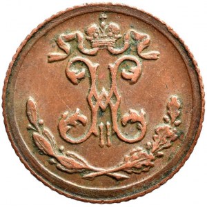 Rusko, Mikuláš II. 1894-1917, 1/4 kopějka 1900 SPB