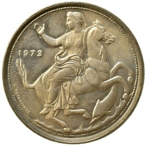 Řecko, Constantine II. 1964-1973, 20 drachmai 1973, KM# 111.3