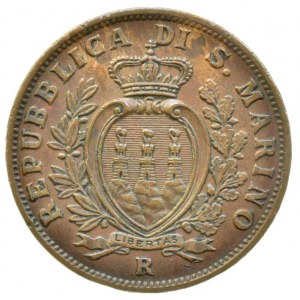 San Marino, 10 centesimi 1938 R, KM# 13,