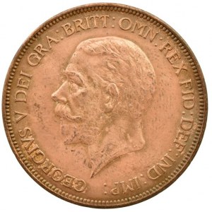 Velká Británie, George V. 1910-1936, one penny 1936