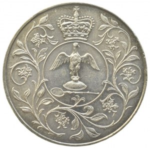 Velká Británie, Alžběta II. 1952-, 25 New pence 1977 - Silver Jubilee, CuNi KM# 920