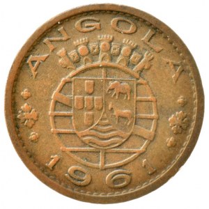 Angola, portugalská kolonie, 50 centavos 1961, KM# 75
