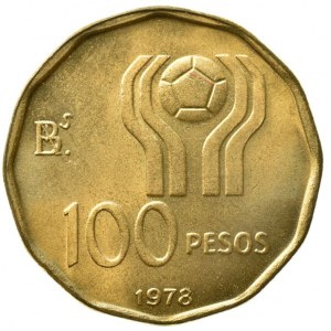 Argentina, 100 pesos 1978, KM# 77