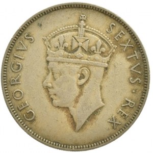 Britská východní afrika, George VI. 1937-1952, 1 schilling 1950, KM# 31