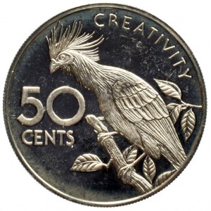 Guyana, 50 cents 1976