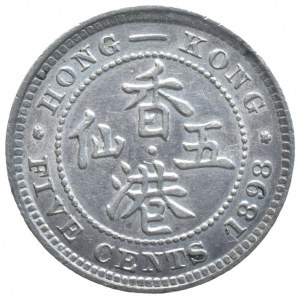 Hong Kong, Victoria, 1837 - 1901, 5 Cent 1898, KM.5