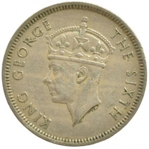 Hong Kong britská kolonie, 50 cents 1951, KM# 27.1