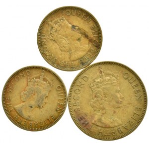 Jamajka, 1 penny 1967, 1/2 penny 1963, 1966, 3 ks