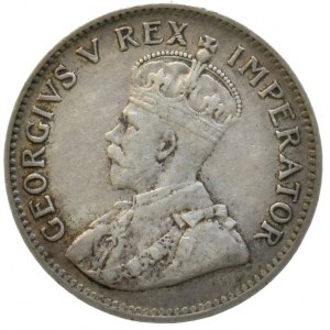 Jižní Afrika, George V. 1910-1936, 3 pence 1933, KM# 15.2, Ag800, 1,41g