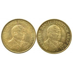 Keňa republika, 1 cent 1995, 1998, sbírkové, 2 ks