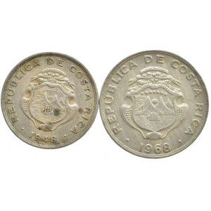 Kostarika, 1 colon 1968, 50 cetimos 1948, 2 ks