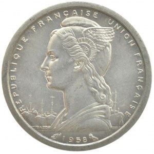 Madagaskar francouzská kolonie, 1 francs 1958, Al
