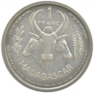 Madagaskar francouzská kolonie, 1 francs 1958, Al