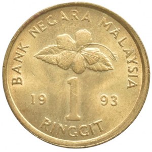 Malaysie, 1 ringgit 1993