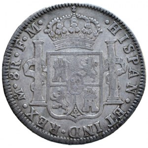 Mexiko, Charles IV. 1788-1808, 8 Reales 1793 FM, KM#109