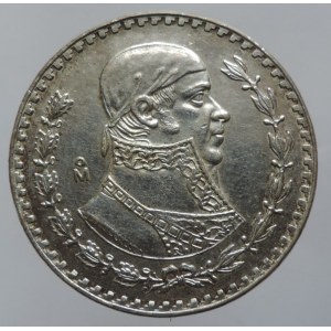 Mexiko republika 1867-, 1 peso 1962, Ag 15,94g