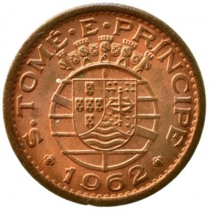 Saint Thomas a Prince, portugalská kolonie, 10 centavos 1962, KM# 15