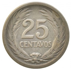 Salvador, 25 centavos 1953, KM# 137, Ag900, 2,5g