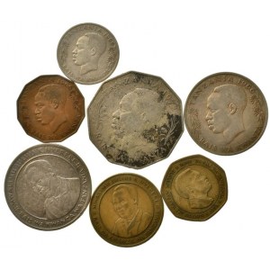 Tanzánie republika, 100 shilingi 1994, 50 shilingi 1996, 10 shilingi 1992, 5 shilingi 1972, 1 shilingi 1966, 50 senti 1966, 5 senti 1966, 7 ks
