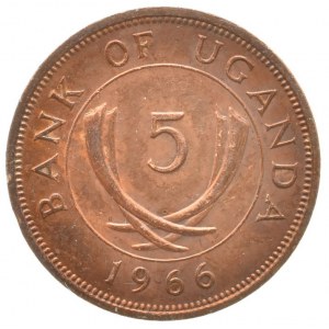 Uganda, 5 cents 1966
