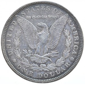 USA, Dolar 1886 - Morgan, Philadelphia, KM.110, Ag 900, patina