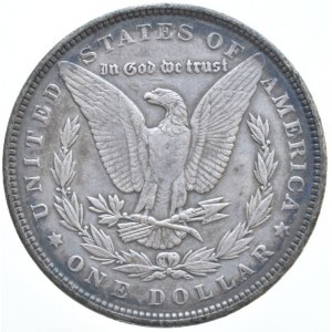 USA, Dolar 1889 - Morgan, Philadelphia, KM.110, Ag 900, hr., patina