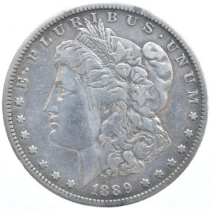 USA, Dolar 1889 - Morgan, New Orleans, KM.110, Ag 900