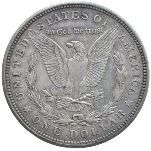 USA, Dolar 1921 - Morgan, Denver, KM.110, Ag 900