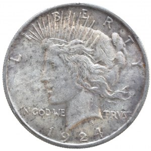 USA, Dolar 1924 - mírový, Philadelphia, KM.150, Ag 900