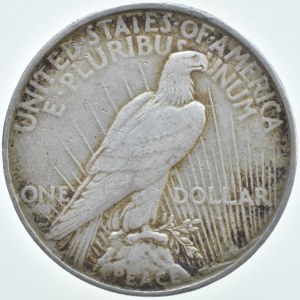 USA, Dolar 1927 - mírový, Denver, KM.110, Ag 900