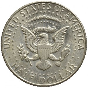 USA, 1/2 dolar 1968 D, Ag, zc.nep.rysky