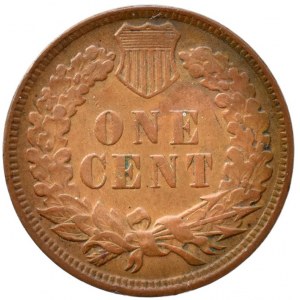 USA, 1 cent 1907, Indián, KM# 90a