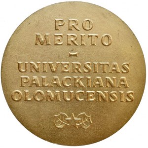 Přikryl Zdeněk, Universita Palackého Olomouc, Br pozlacený, 59,5mm, sign.