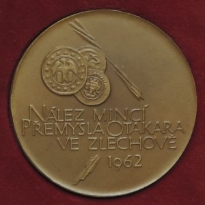 Úprka, J. 1985, AE 60mm, Nález mincí ve Zlechově, ČNS pobočka Uherské Hradiště, etue
