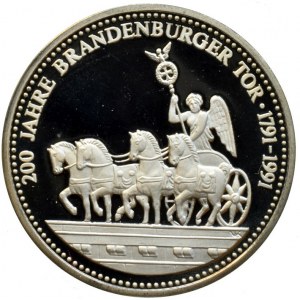 Německo - 200 Jahre Brandenburger Tor 1791-1991, kapsle