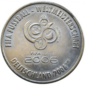Německo 2006 - FIFA, 29mm, bílý kov