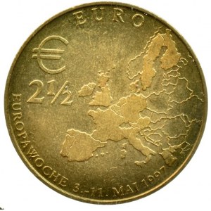 Německo - 2 1/2 Euro 1997, Ms 30 mm