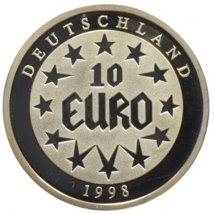 Německo - 10 Euro 1998, 30 mm, kapsle
