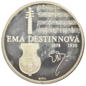 Ema Destinová, medaile, Ag999, 14.9g, 35mm