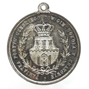 Medailka návštěva Sokolů v Krakově 1884 30 mm