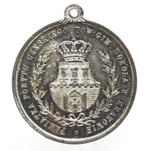 Medailka návštěva Sokolů v Krakově 1884 30 mm