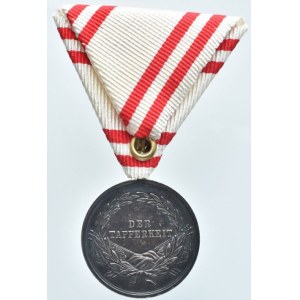 FJI.- medaile za statečnost DER TAPFERKEIT, Ag, punc, 31 mm, sign. TAUTENHAYN