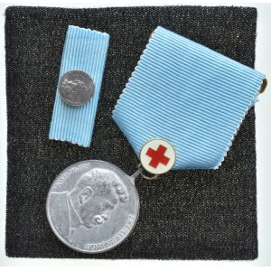Medaile za darování krve-Prof.MUDr.Jan Jánský, stříbrná, orig.etue