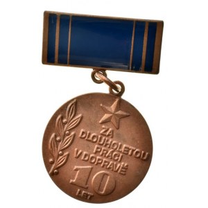medaile za dlouholetou práci v dopravě, 10 let
