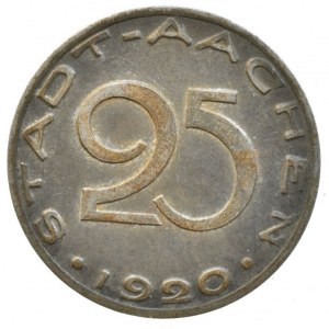 Aachen, 25 pfennig 1920