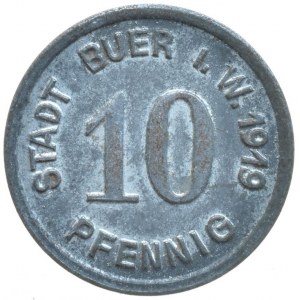 Buer, 10 pfennig 1919
