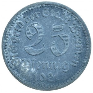 Bremen, 25 pfennig 1921